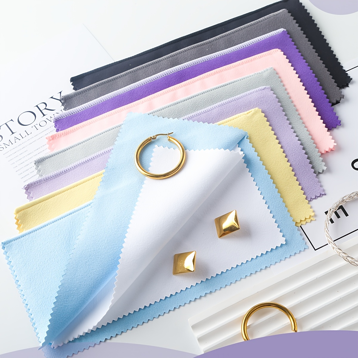 Jewelry Cleaning Cloth for Polishing Golden & Sterling Silver